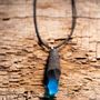 Jewelry - Pendentif Silex Bleu Mat - THEOPHILE CAILLE