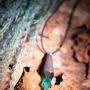 Bijoux - Pendentif Silex Turquoise Mat - THEOPHILE CAILLE