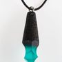 Jewelry - Pendentif Silex Turquoise Mat - THEOPHILE CAILLE