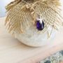 Bijoux - Collier abeille en pierre naturelle - COCOONME