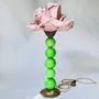 Art glass - Pom Pom Flower Glass - MARINA BLANCA