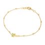 Bijoux - Bracelet bille argent doré Palmier - 1,31g - COCOONME