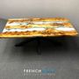 Dining Tables - White resin design table - FRENCH EPOXY