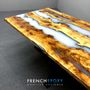 Dining Tables - White resin design table - FRENCH EPOXY