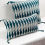 Fabric cushions - KHOR Hand Woven Cotton Cushion Cover - HER WORKS