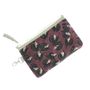 Linge de lit - ART DECO Trousse Plate 13x20 cm BORDEAUX - EN FIL D'INDIENNE...