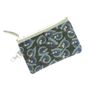 Coussins textile - ART DECO Trousse Plate 13x20 cm OLIVE - EN FIL D'INDIENNE...