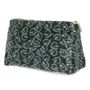 Coussins textile - ART DECO Trousse de toilette XL 34X22X15 cm OLIVE - EN FIL D'INDIENNE...