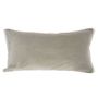 Fabric cushions - BADALPUR Ananbo gray monochrome printed linen cushion cover 50x100 cm Beige - EN FIL D'INDIENNE...