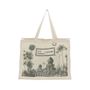 Pet accessories - BADALPUR Tote bag Large in Ananbo monochrome printed cotton 38x50 cm Ecru - EN FIL D'INDIENNE...