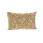 Fabric cushions - BLOOM Cushion cover 35X50 cm BLOOM OLIVE - EN FIL D'INDIENNE...