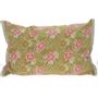 Fabric cushions - BLOOM Cushion cover 50x75 cm BLOOM OLIVE - EN FIL D'INDIENNE...