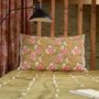 Fabric cushions - BLOOM Cushion cover 50x75 cm BLOOM OLIVE - EN FIL D'INDIENNE...