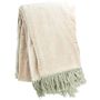 Plaids - BOHO Dessus de lit 240x250cm BOHO SABLE - EN FIL D'INDIENNE...
