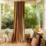 Curtains and window coverings - Boho Curtain 140X300 Cm Boho Taupe - EN FIL D'INDIENNE...