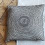 Fabric cushions - Cible Cushion 35X35 Cm Plomb - EN FIL D'INDIENNE...