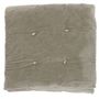 Linge de lit - COCHIN Bout de lit en lin imprimé Ananbo 90x200 cm - BEIGE - EN FIL D'INDIENNE...