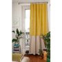 Curtains and window coverings - Duo Curtain 140X280 Cm Citron - EN FIL D'INDIENNE...