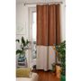 Throw blankets - Duo Curtain Duo Taupe - EN FIL D'INDIENNE...