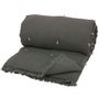 Plaids - ETAMINE Edredon 140X240 cm ETAMINE 2 ANTHRACITE - EN FIL D'INDIENNE...