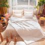 Plaids - ETAMINE Edredon 140X240 cm ETAMINE 2 BLANC - EN FIL D'INDIENNE...