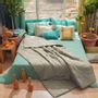 Plaids - ETAMINE Edredon 140X240 cm ETAMINE 2 LICHEN - EN FIL D'INDIENNE...