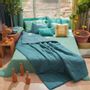 Throw blankets - Etamine Quilt 140X240 Cm Etamine 2 Paon - EN FIL D'INDIENNE...