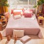 Plaids - ETAMINE Edredon 220x240 cm ETAMINE 2 POUDRE - EN FIL D'INDIENNE...