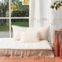 Plaids - ETAMINE Coussin 30x45 cm ETAMINE 2 BLANC - EN FIL D'INDIENNE...