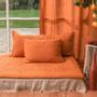 Coussins textile - ETAMINEE Housse de coussin 40x55 cm - EN FIL D'INDIENNE...