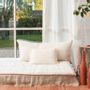 Coussins textile - ETAMINEE Housse de coussin 45x100 cm - EN FIL D'INDIENNE...