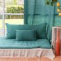Coussins textile - ETAMINEE Housse de coussin 45x100 cm - EN FIL D'INDIENNE...