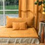 Coussins textile - ETAMINEE Housse de coussin 45x100 cm - EN FIL D'INDIENNE...