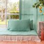 Fabric cushions - Etamine Cushion Cover 50X75 Cm Etamine 2 Celadon - EN FIL D'INDIENNE...