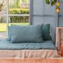 Bed linens - Etamine Cushion Cover 50X75 Cm Etamine 2 Paon - EN FIL D'INDIENNE...