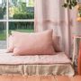 Curtains and window coverings - Etamine Cushion Cover 50X75 Cm Etamine 2 Poudre - EN FIL D'INDIENNE...