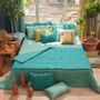Plaids - ETAMINE Bout de lit 90x200 cm ETAMINE 2 CANARD - EN FIL D'INDIENNE...