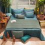 Plaids - ETAMINE Bout de lit 90x200 cm ETAMINE 2 LICHEN - EN FIL D'INDIENNE...