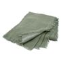 Bed linens - Etamine Bed Throw In Linen 20X240 Cm Etamine 2 Lichen - EN FIL D'INDIENNE...