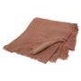 Throw blankets - Etamine Bed Throw In Linen 20X240 Cm Etamine 2 Terracota - EN FIL D'INDIENNE...