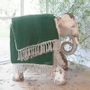 Rideaux et voilages - FORTUNA Plaid 100x250 cm CELADON - EN FIL D'INDIENNE...