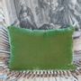 Bed linens - Fortuna Cushion Cover 25X35 Cm Fortuna Avocat - EN FIL D'INDIENNE...