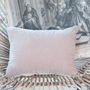 Linge de lit - FORTUNA Housse de coussin 25x35 cm - EN FIL D'INDIENNE...