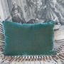 Linge de lit - FORTUNA Housse de coussin 25x35 cm - EN FIL D'INDIENNE...
