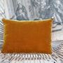 Linge de lit - FORTUNA Housse de coussin 25x35 cm - EN FIL D'INDIENNE...