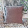 Fabric cushions - FORTUNA Cushion cover  30x30 cm - EN FIL D'INDIENNE...