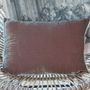 Coussins textile - FORTUNA Housse de coussin 35x50 cm - EN FIL D'INDIENNE...