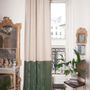 Rideaux et voilages - FORTUNA DUO Rideau 140x300 cm CELADON - EN FIL D'INDIENNE...