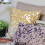 Coussins textile - GIPSY Coussin 40x40 cm OCRE - EN FIL D'INDIENNE...