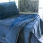 Curtains and window coverings - Goa Sofa Cover 90X200 Cm  Plomb - EN FIL D'INDIENNE...